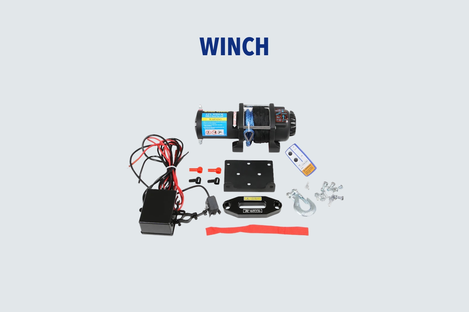Jeep Grand Cherokee WK Off-Road Parts Winch - JC Whitney